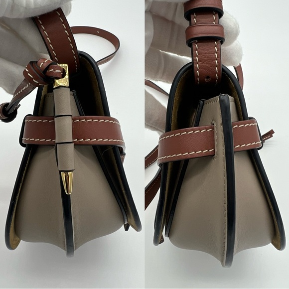 Authentic Loewe mini Gate dual bag in tricolors - Picture 9 of 16